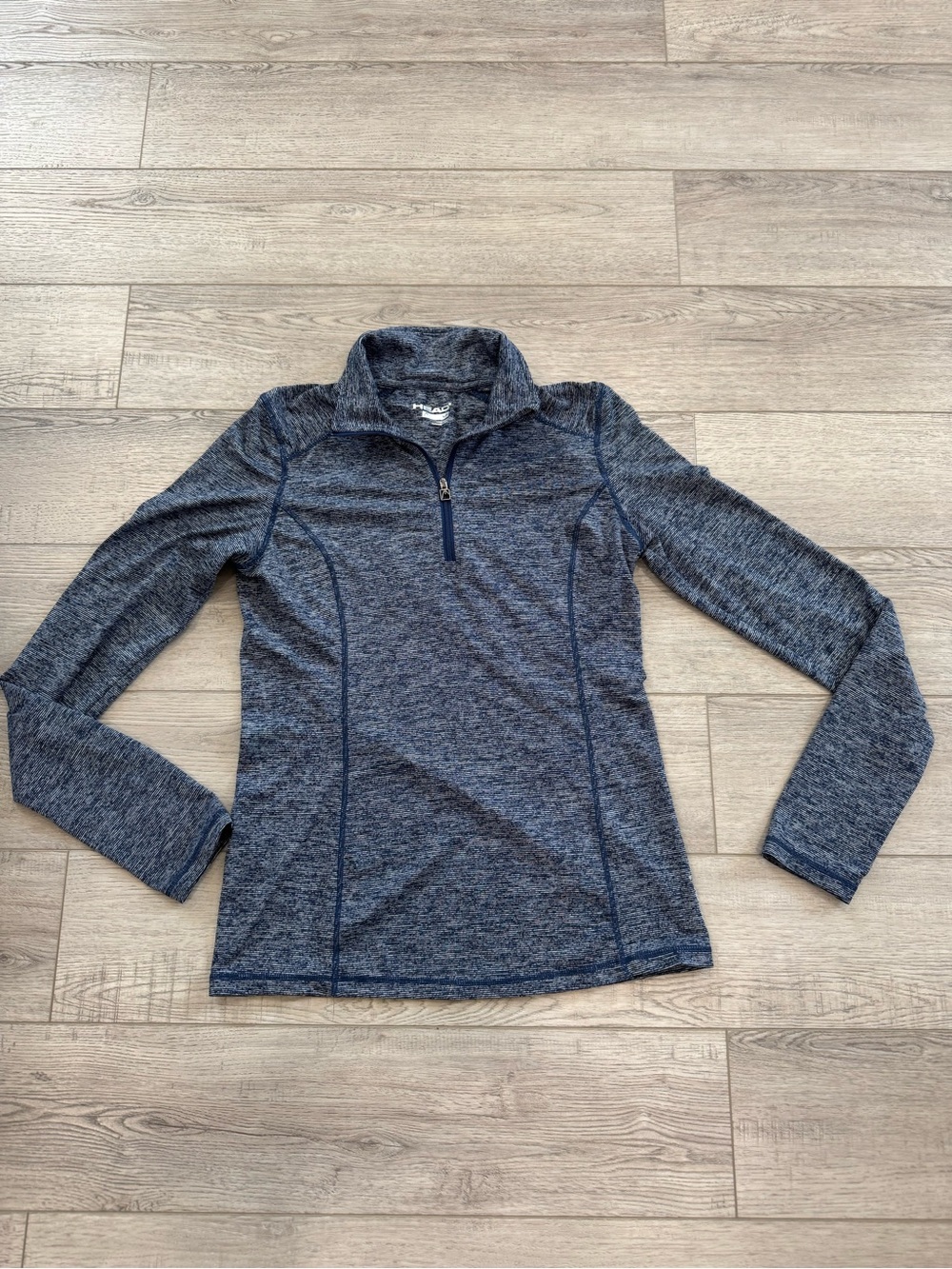 Head Women's Quarter-Zip Pullover - Heathered Navy